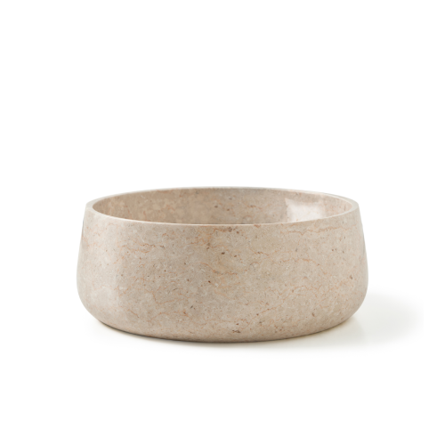 Workshop Natuursteen Waskom Flores Beige 40x40x15 cm Workshop Natuursteen Waskom Flores Beige 40x40x15 cm