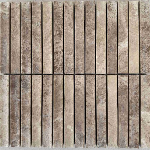 Tile Embassy Lulu Emperador Light Flat 33x33x13 cm Tile Embassy Lulu Emperador Light Flat 33x33x13 cm