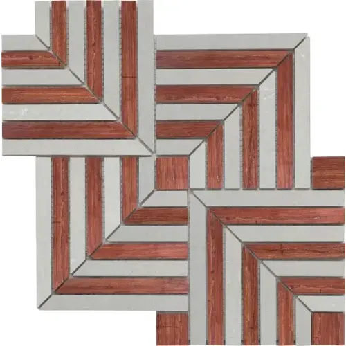 Tile Embassy Harlow Travertin Terracotta 30x30x0,5 cm Tile Embassy Harlow Travertin Terracotta 30x30x0,5 cm