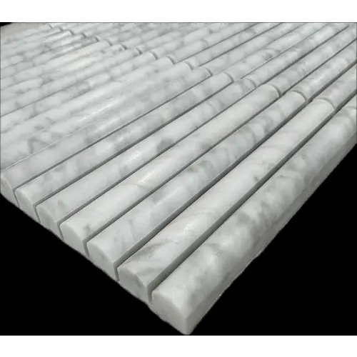 KitKat Kreta Bull Nose Bianco Carrara Mozaïek
