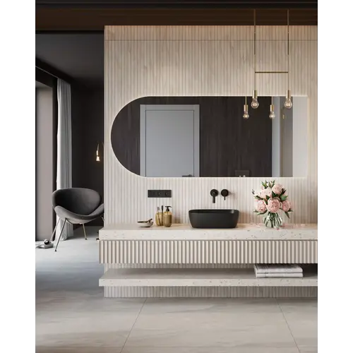 Workshop Keramische Waskom Sparrow Zwart 30x50x14 cm