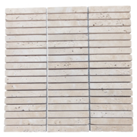 Travertin Light Tumbled 1,5x10 cm