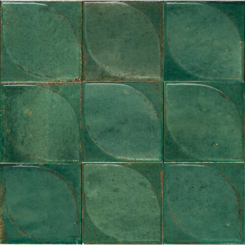 Marazzi Marazzi Lume 3D Dew Green 10x10 cm