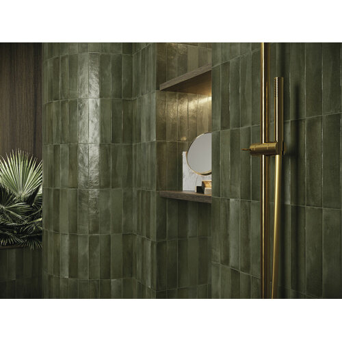 Cifre Ceramica Cifre Nala Green Brillo 6x24,6 cm