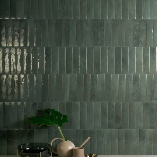 Groene tegels; de populairste kleur van dit moment