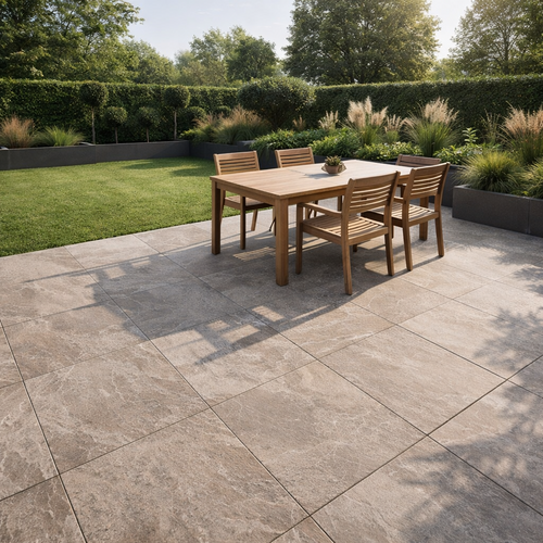 Tuintegel Natural Quartz Taupe 60x60x2 cm