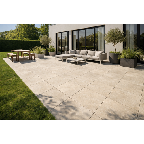 Tuintegel Toscana Sand 60x60x2 cm
