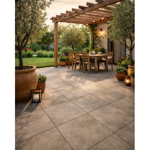 Workshop Workshop Tuintegel Limestone Taupe 60x60x3 cm