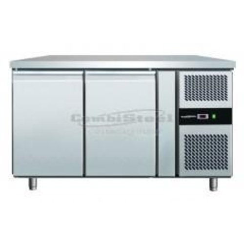  Combisteel Edelstahl Gefrierschrank Werkbank 2 Türen | 136x70x86 cm 