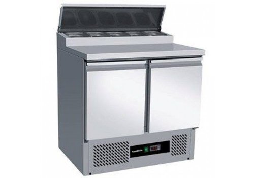  Combisteel RVS Saladette 2 Türen 100,6x90,3x70 cm (HxBxT) 