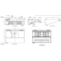 Wandhaube mit Motor 160x110x45cm