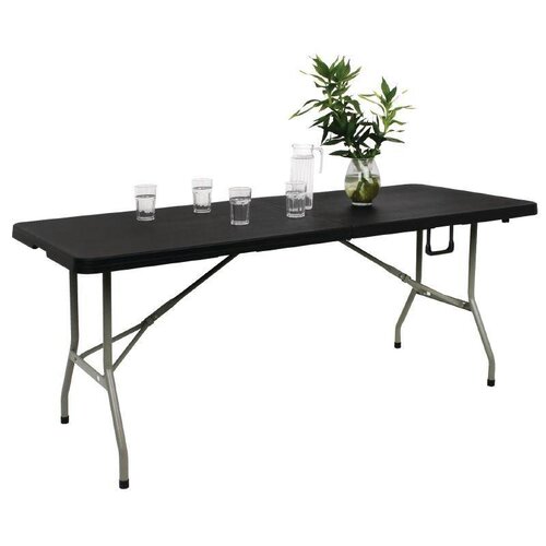  Bolero Faltbare Buffet-Tisch schwarz - 183cm 