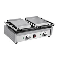 Kontaktgrill | Doppel | Edelstahl | 21(H)x55(B)x40(T) cm