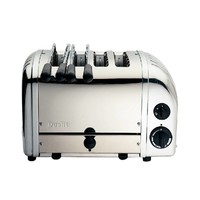 Dualit 2 x 2 Kombi-Toaster Edelstahl | 4 Steckplätze