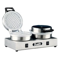 Doppelte Waffeleisen 60 Waffeln pro Stunde 230V | Runde