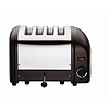 Dualit Toaster Edelstahl schwarz 4 Schnitte