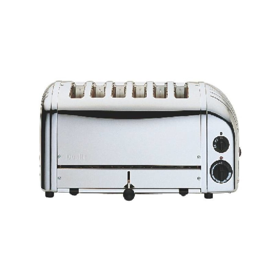 Dualit Chrom-Toaster Edelstahl | 6 Schnitte