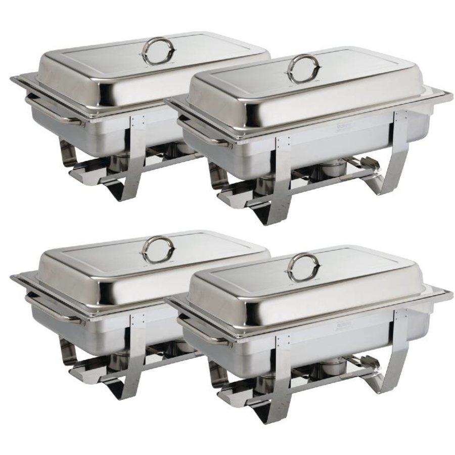 Chafing Dishes GN 1/1 Multipak 4 Stück - SUPER DEAL