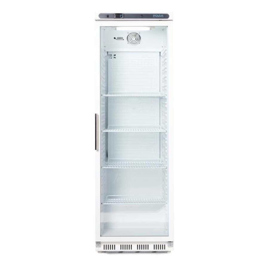 Kühlschrank | Selbstschließende abschließbare Glastür | 400 L | 185(H)x60(B)x60(T) cm