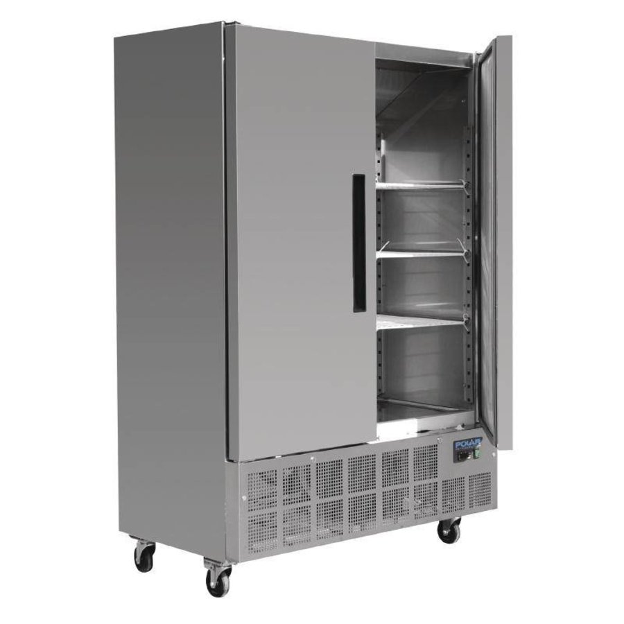 Kühlschrank | Edelstahl | Aluminium | 960 Liter | 202(H)x134(B)x71(T) cm