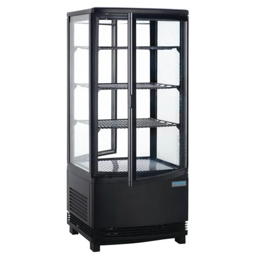  Polar Kühlvitrine | 3 Gitter | 86 L | 98(H)x43(B)x43(T) cm 