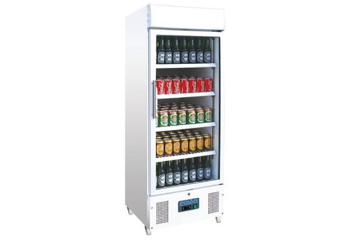  Polar Kühlvitrine | Abschließbare Tür | 336 L | 198(H)x62(B)x57(T) cm 