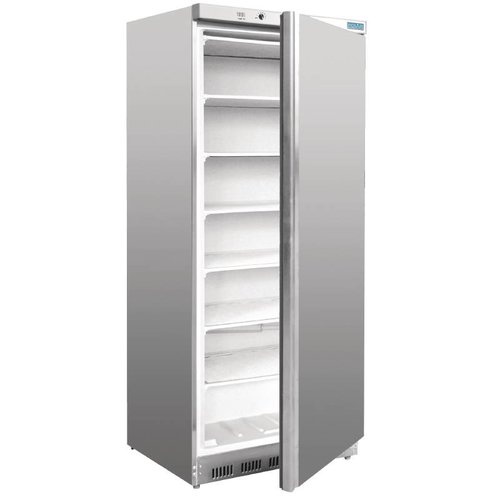  Polar Gefrierschrank | Edelstahl | Kunststof | Selbstschließende abschließbare Tür | 600 L | 189(H)x77(B)x70(T) cm 