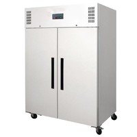 Gefrierschrank | 2 Türen | Gebremste Räder | 1200 L | 200(H)x135(B)x82(T) cm