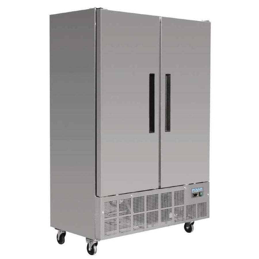 Gefrierschrank | Edelstahl | Aluminium | 960 L | 2 Türen | 201(H)x134(B)x71(T)cm