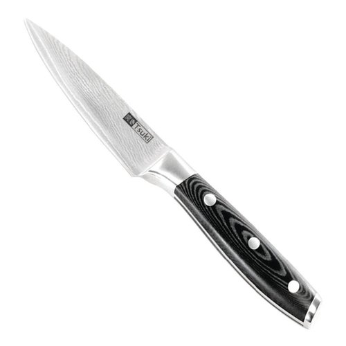  Tsuki Professionelle japanische Damaskus Schälmesser | 8 cm 