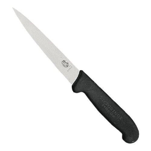  Victorinox Filiermesser schwarz flexibel | 15 cm 