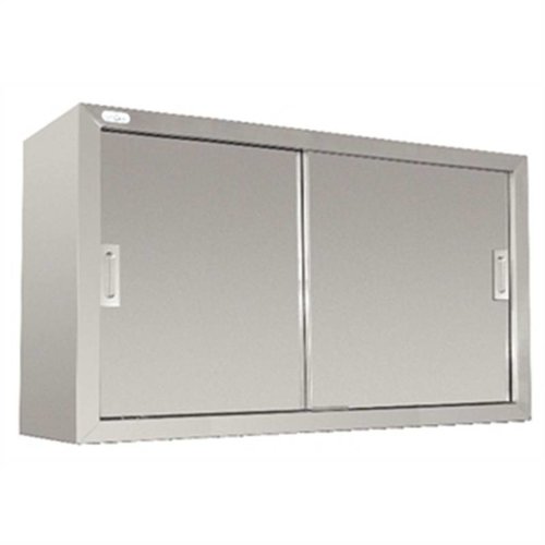  Vogue Wandschrank Edelstahl  Schiebetüren | 120(B)x30(T)x60(H) 