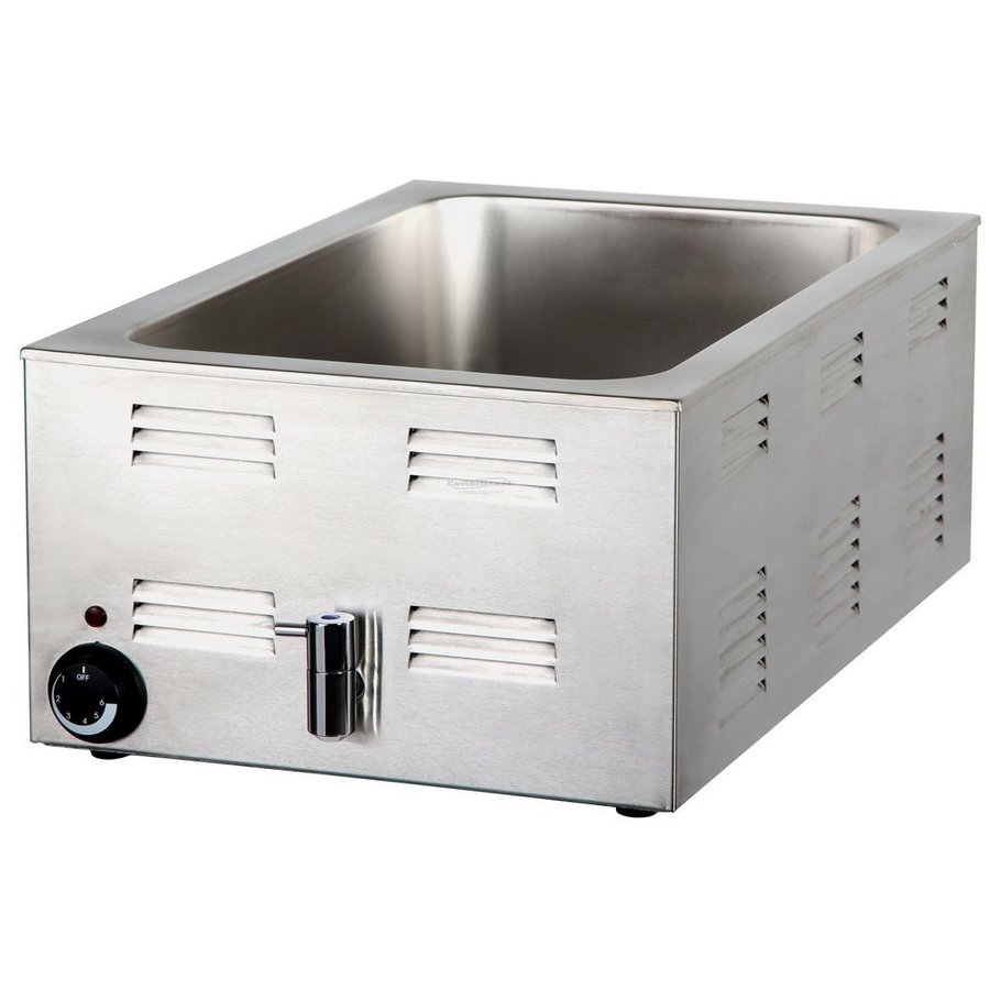 Bain Marie mit Drain - 1/1 GN