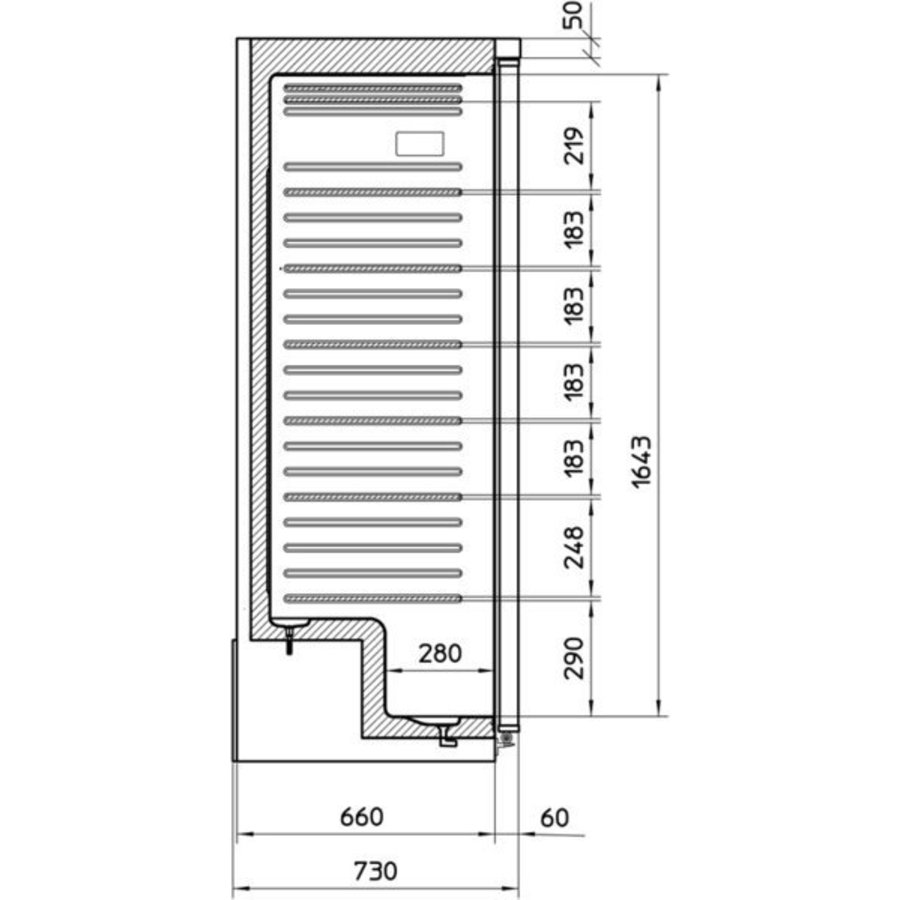 Kühlschrank Jumbo XL Weiß