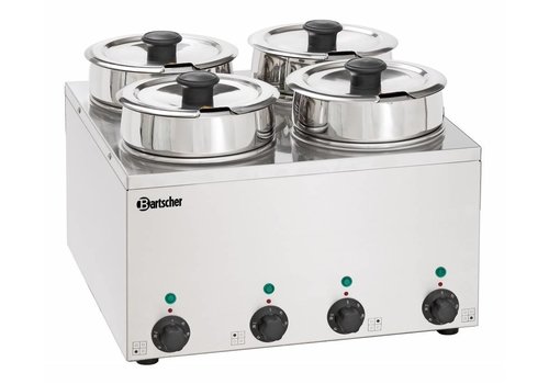  Bartscher Bain Marie Hotpot, 4x Topf, 3,5 L 