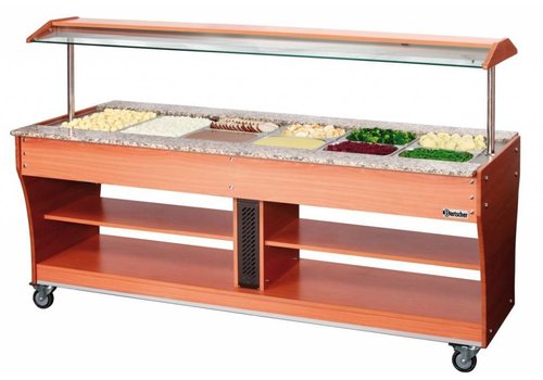  Bartscher Wärmevitrine | Gastro-Buffet T | 6 x 1/1 GN 