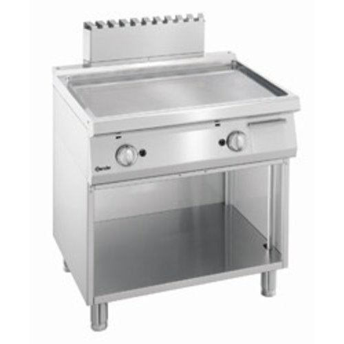  Bartscher Professionelle Gasgrillplatte | Glatt | (B) 900 x (T) 900 x (H) 850 mm 