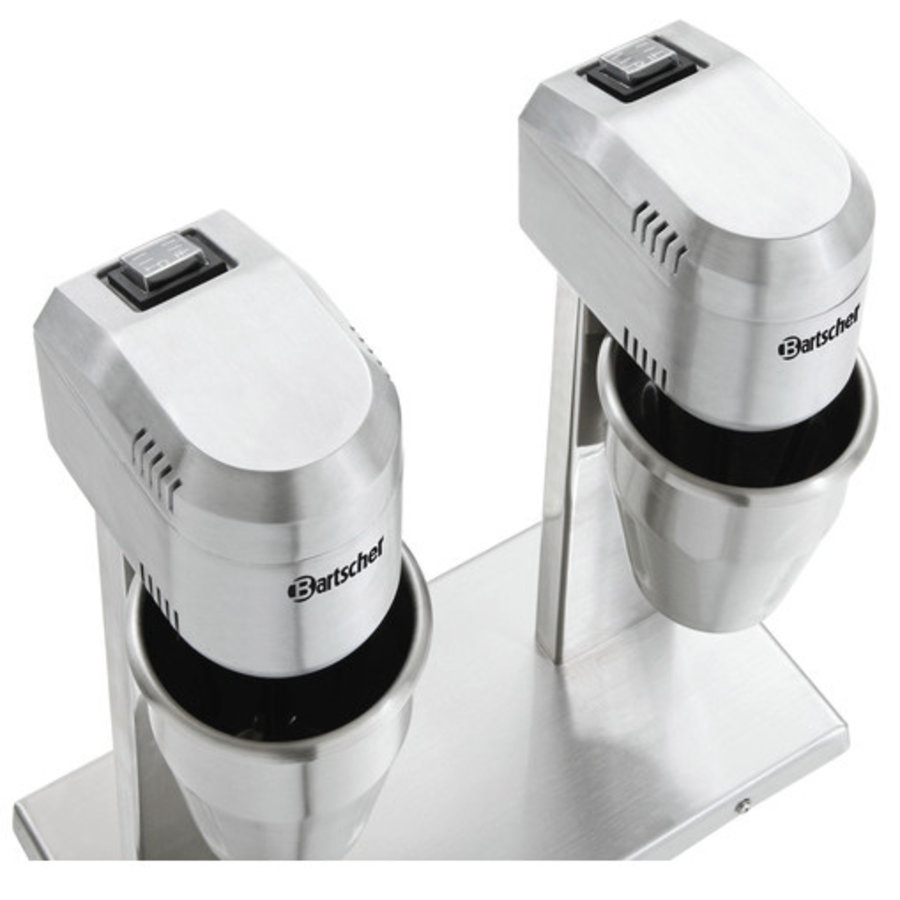 Doppel-Milchshaker / Doppel-Mixer |  2 x 1 Liter