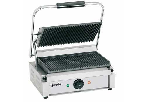  Bartscher Elektrischer Kontaktgrill | Gerippt | 6 Positionen 