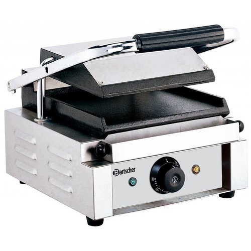  Bartscher Elektrischer Kontaktgrill Glatt & Glatt 29 x 37 x (h) 20 cm 