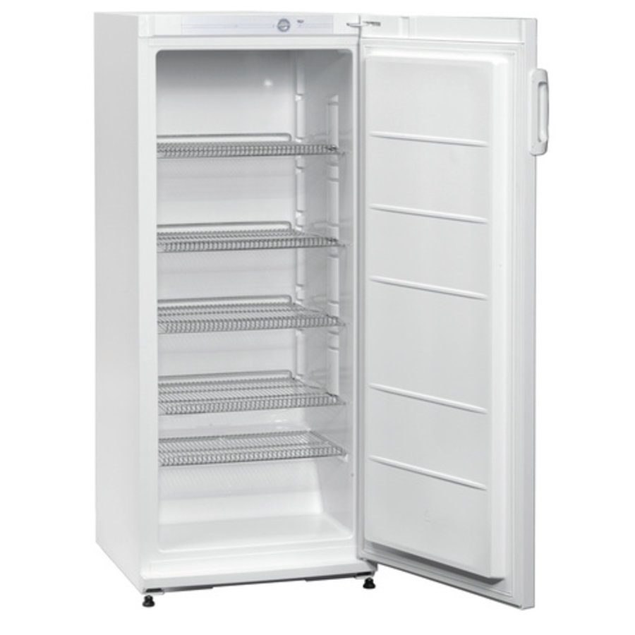 Statische Kühlschrank Weiß Geschlossene Tür