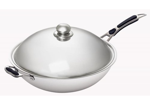  NeumannKoch Horeca Wok Round Bottom + Abdeckung | 36cmØ 