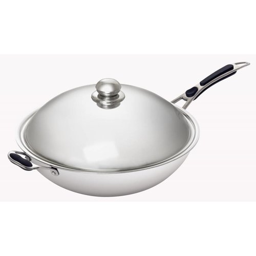  NeumannKoch Horeca Wok Round Bottom + Abdeckung | 36cmØ 