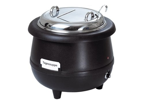  Bartscher Suppentopf Gourmet, 10L, schwarz 