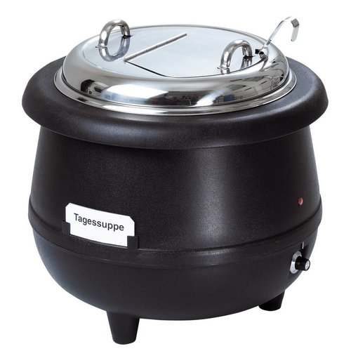  Bartscher Suppentopf Gourmet, 10L, schwarz 