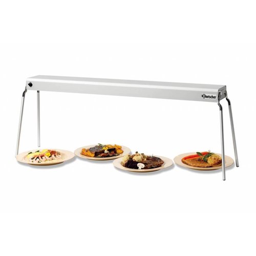  Bartscher Professionelle Infrarot-Wärmebrücke | 137 cm 