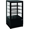 Saro Mini-Glaskühlschrank Schwarz | 78 Liter