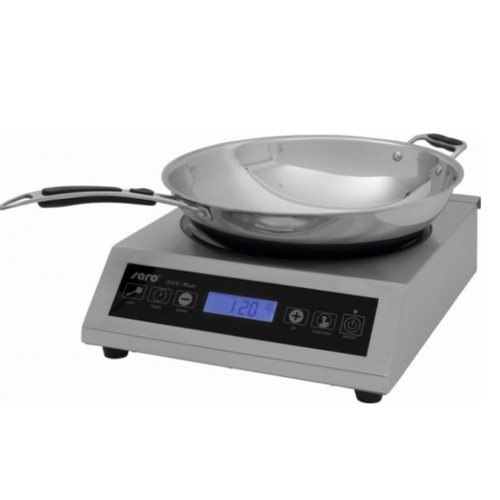  Saro Einstellbarer Induktions-Wok mit Wok | 3500 Watt 