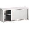 Saro Wandschrank Edelstah Schiebetüren | 100(B)x40(T)x60(H) cm