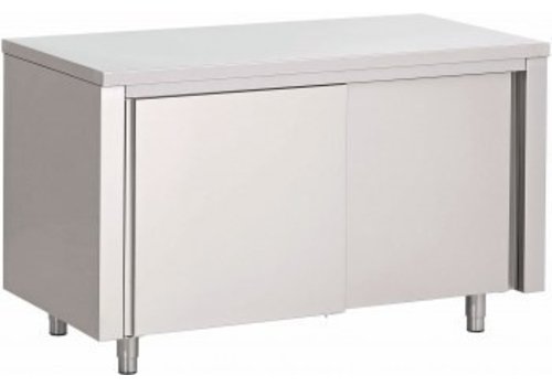  Saro Catering Schrank mit Doppel-Schiebetür | 100x70x (H) 85cm 